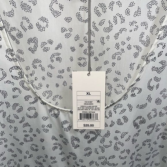 White/Gray Summer Dress - Picture 1 of 3